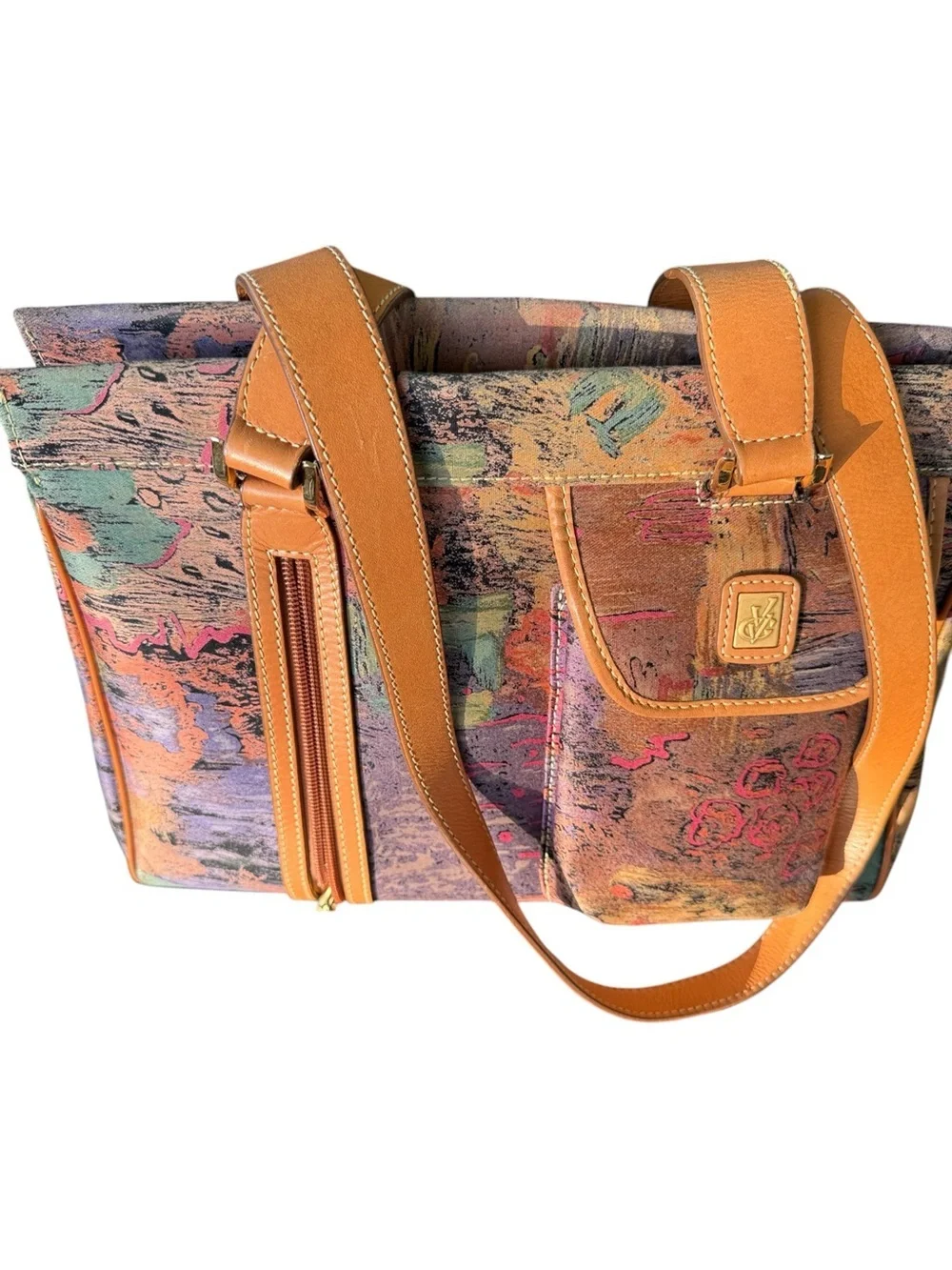 Vincent Van Gogh Multicolor Tote Paris Amsterdam Purse